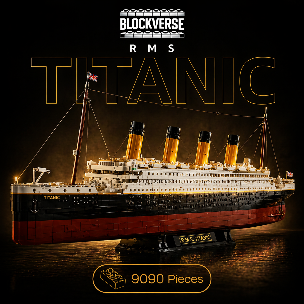 Modèle du Titanic – Set de Construction Premium pour Collectionneurs (9090 pièces)