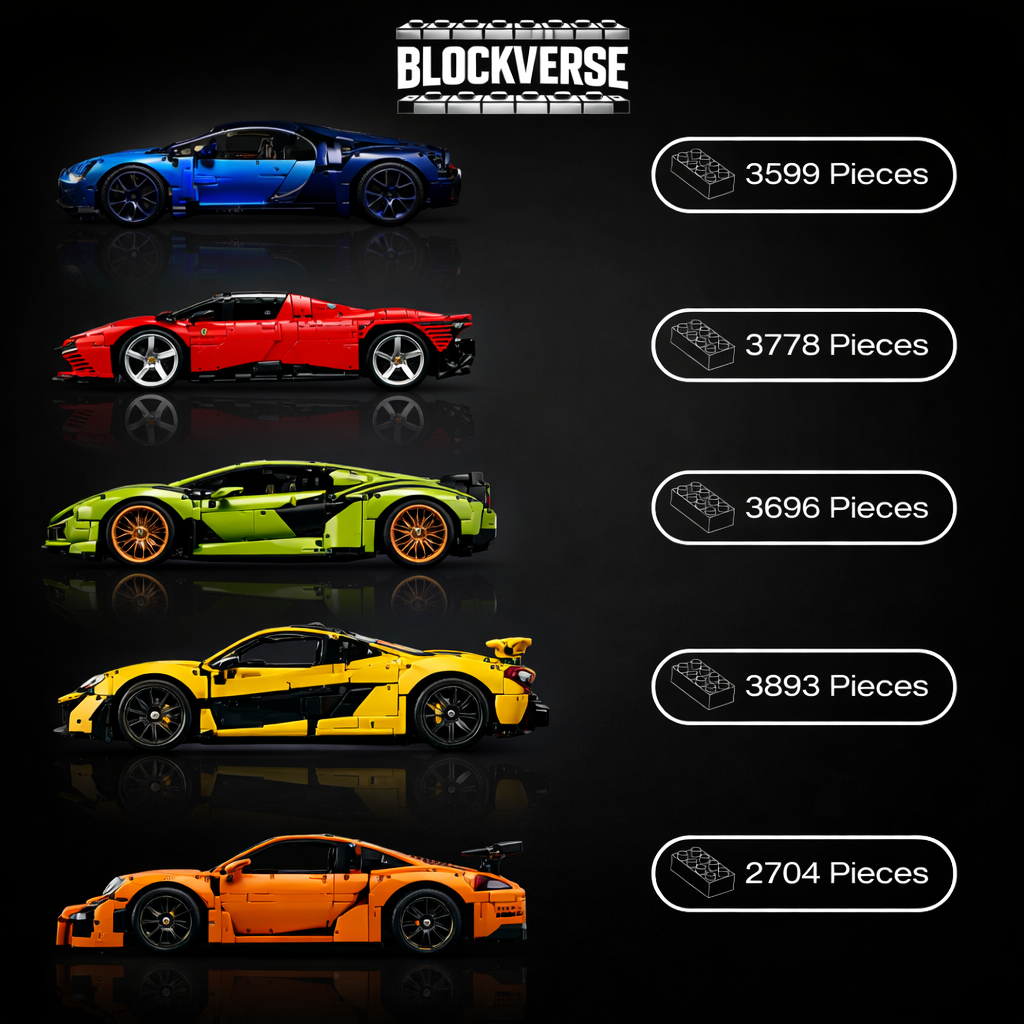 Collection Ultime de 5 Supercars – Chiron | Daytona SP3 | 911 GT3 RS | P1 | Sián FKP 37