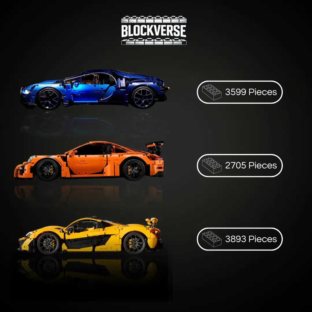 Collection Ultime de Supercars – Chiron | 911 GT3 RS | P1