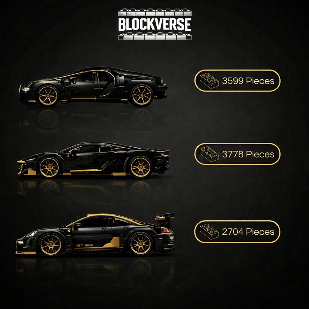 ACHETEZ 2 ET RECEVEZ 3 – Collection Noir - Chiron | Daytona SP3 | 911 GT3 RS