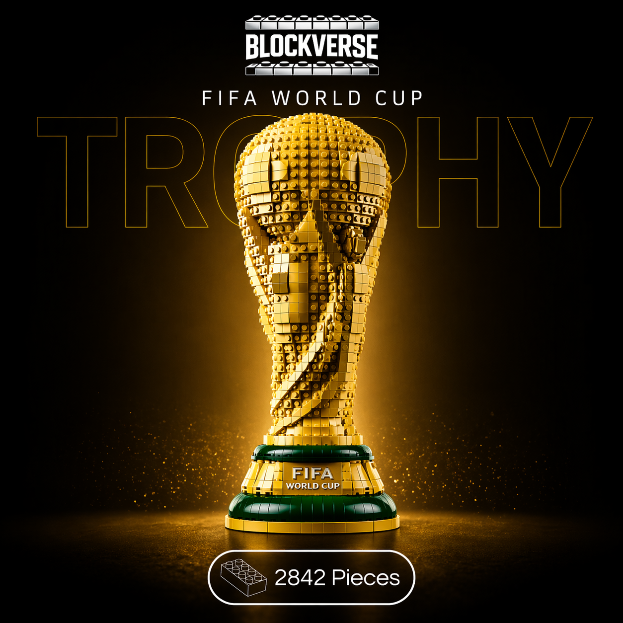 Set de Construction Trophée du Championnat Doré – 2842 pièces