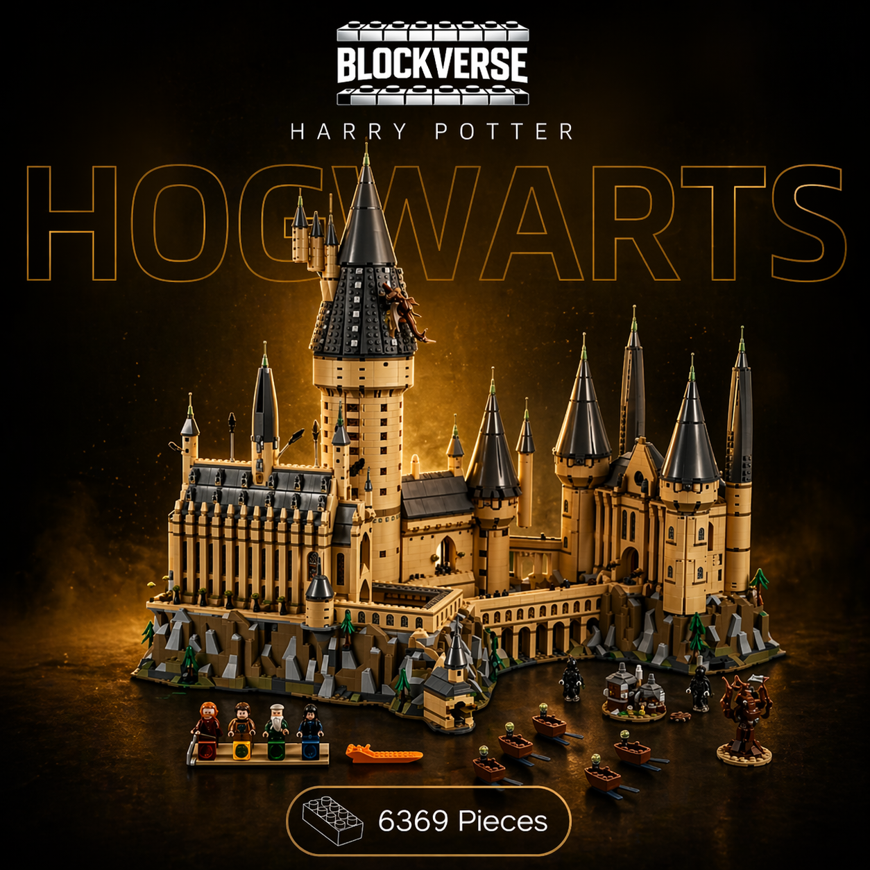 Forteresse Château Magique – Set de Construction Premium (6020 pièces)